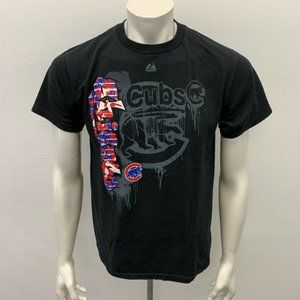 Chicago Cubs Graphic T Shirt Youth Size XL Black S